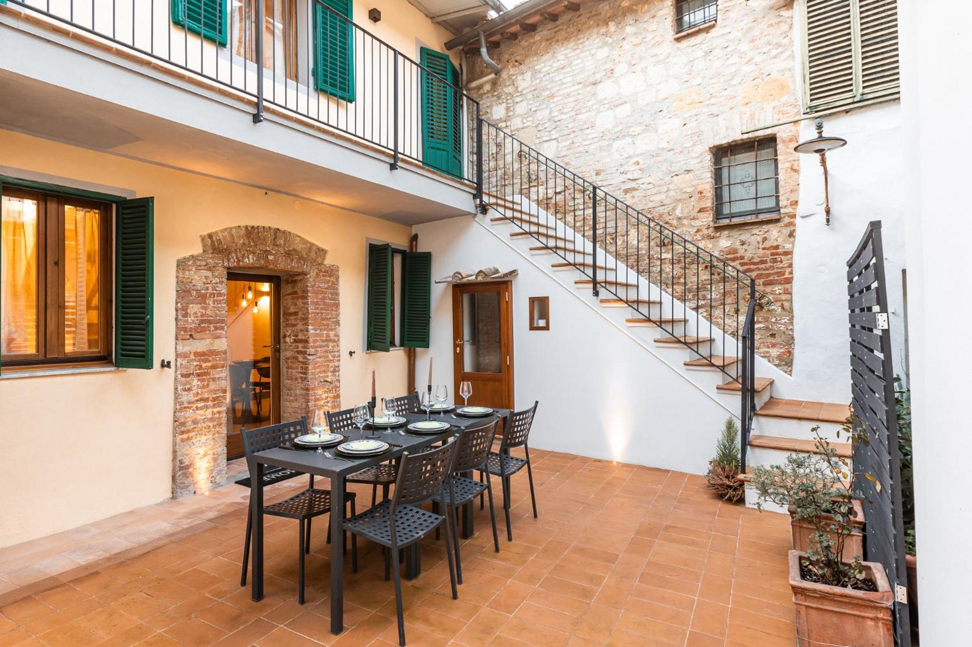 La Casa Dello Sdrucciolo Lägenhet Montepulciano Stazione Exteriör bild
